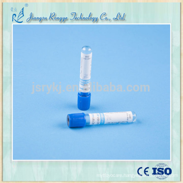 Disposable medical vacuum PT blood sampling tube